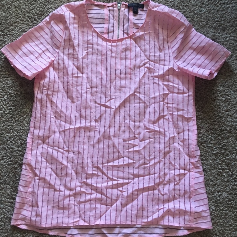 Jcrew sheer a-line top